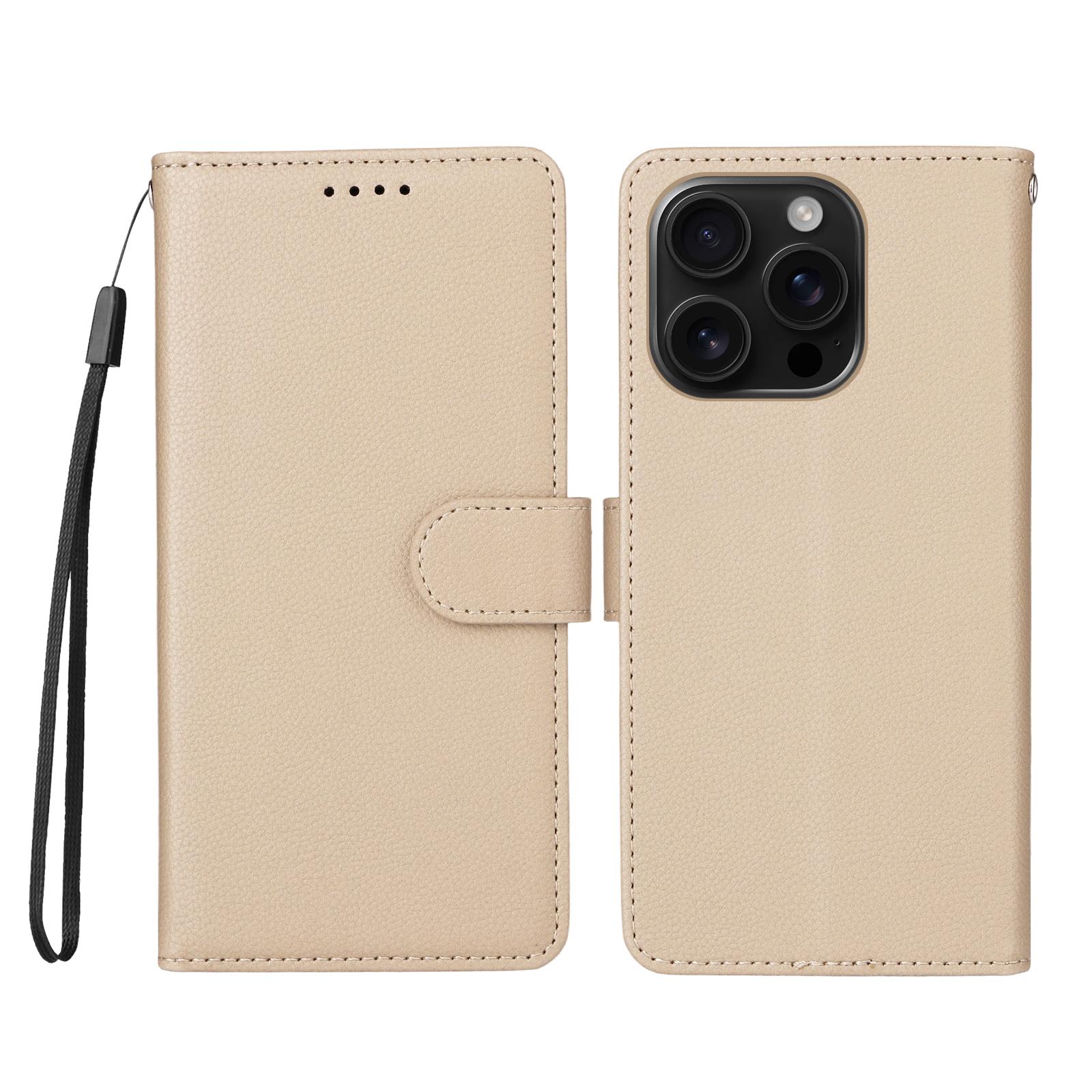 For iPhone 16 Pro Case RFID Blocking 3 Card Slots PU Leather Phone Cover with Wrist Strap Creamy White
For iPhone 16 Pro Case RFID Blocking 3 Card Slots PU Leather Phone Cover with Wrist Strap Creamy White
