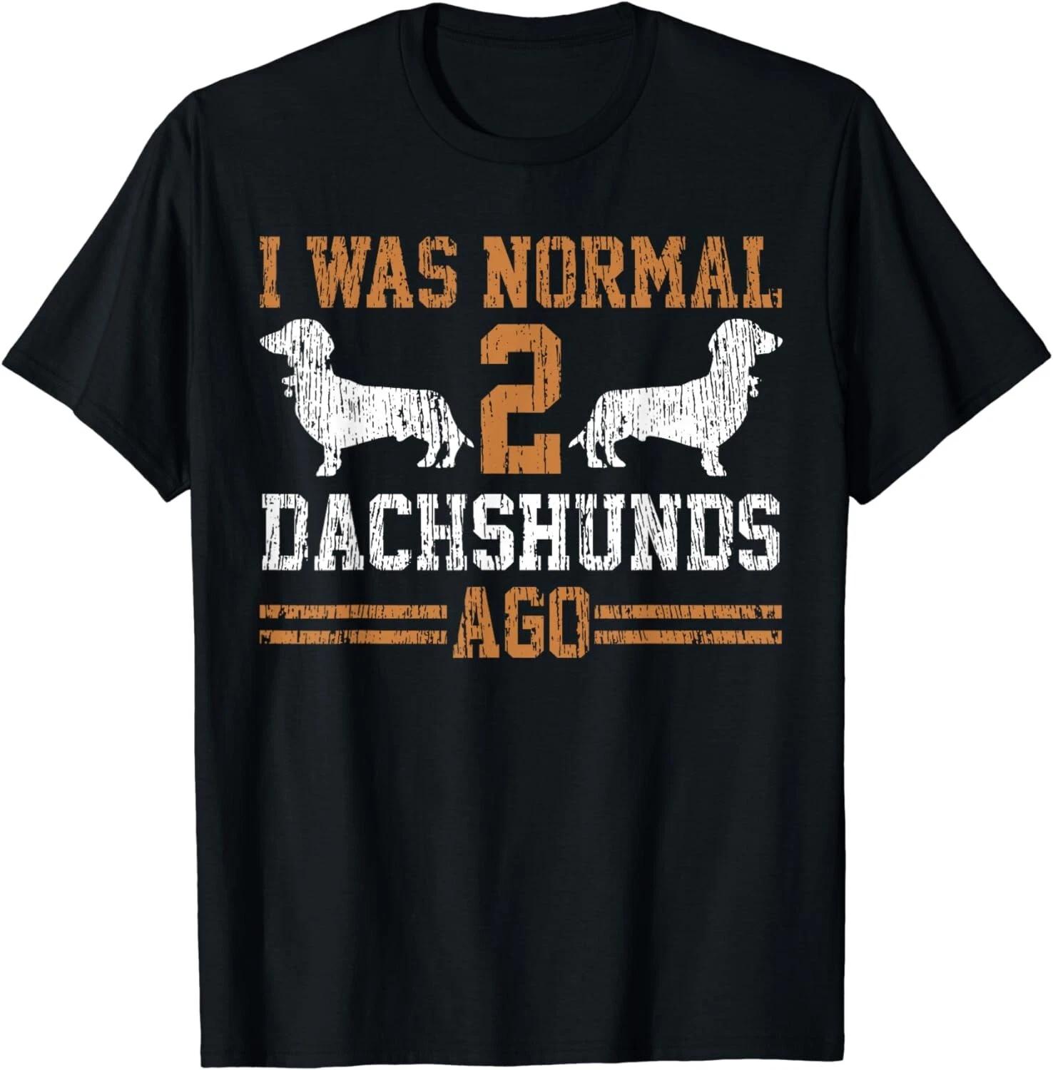 Dachshund Wiener I Was Normal 2 Two Dog Vintage Gift Unisex T-Shirt 4XL
Dachshund Wiener I Was Normal 2 Two Dog Vintage Gift Unisex T-Shirt 4XL