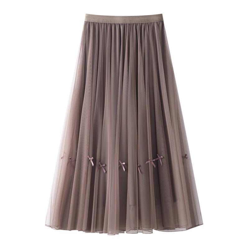 Women s Bowknot Mesh A-Line Pleated Long Skirt - Spring/Autumn 2025 Slimming Style One Size абрикосовий
Women s Bowknot Mesh A-Line Pleated Long Skirt - Spring/Autumn 2025 Slimming Style One Size абрикосовий