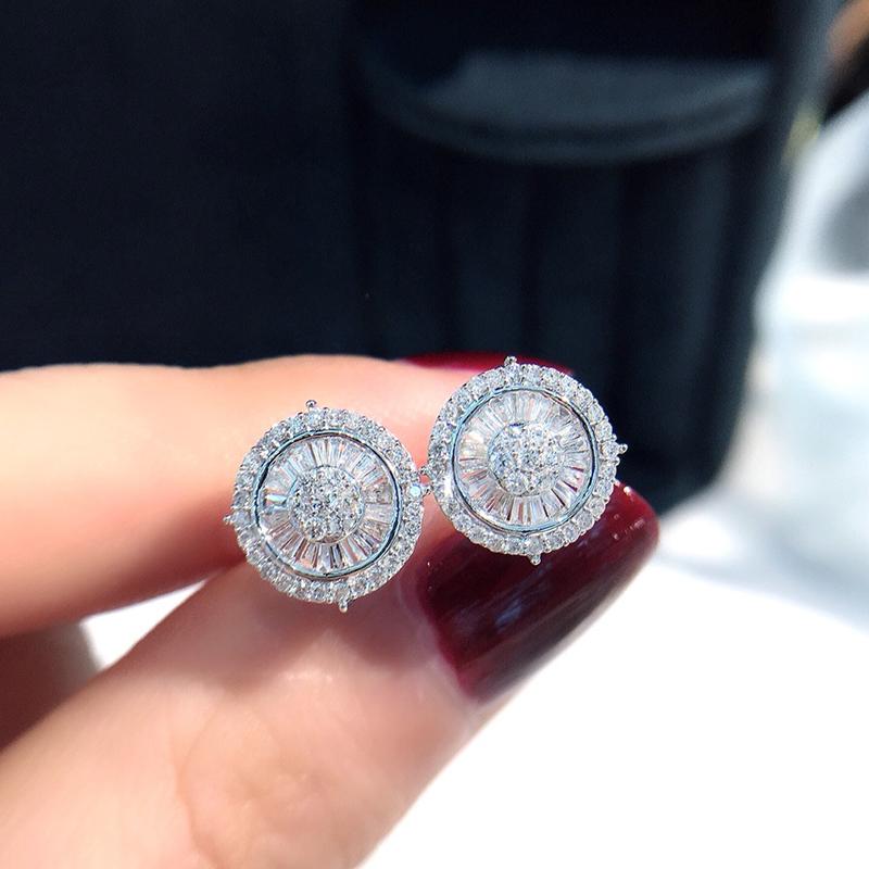 Huitan Crystal CZ Round Stud Earrings for Women Copper Color Fashion Versatile Ear Accessories Delicate Gift Statement Zircon
Huitan Crystal CZ Round Stud Earrings for Women Copper Color Fashion Versatile Ear Accessories Delicate Gift Statement Zircon