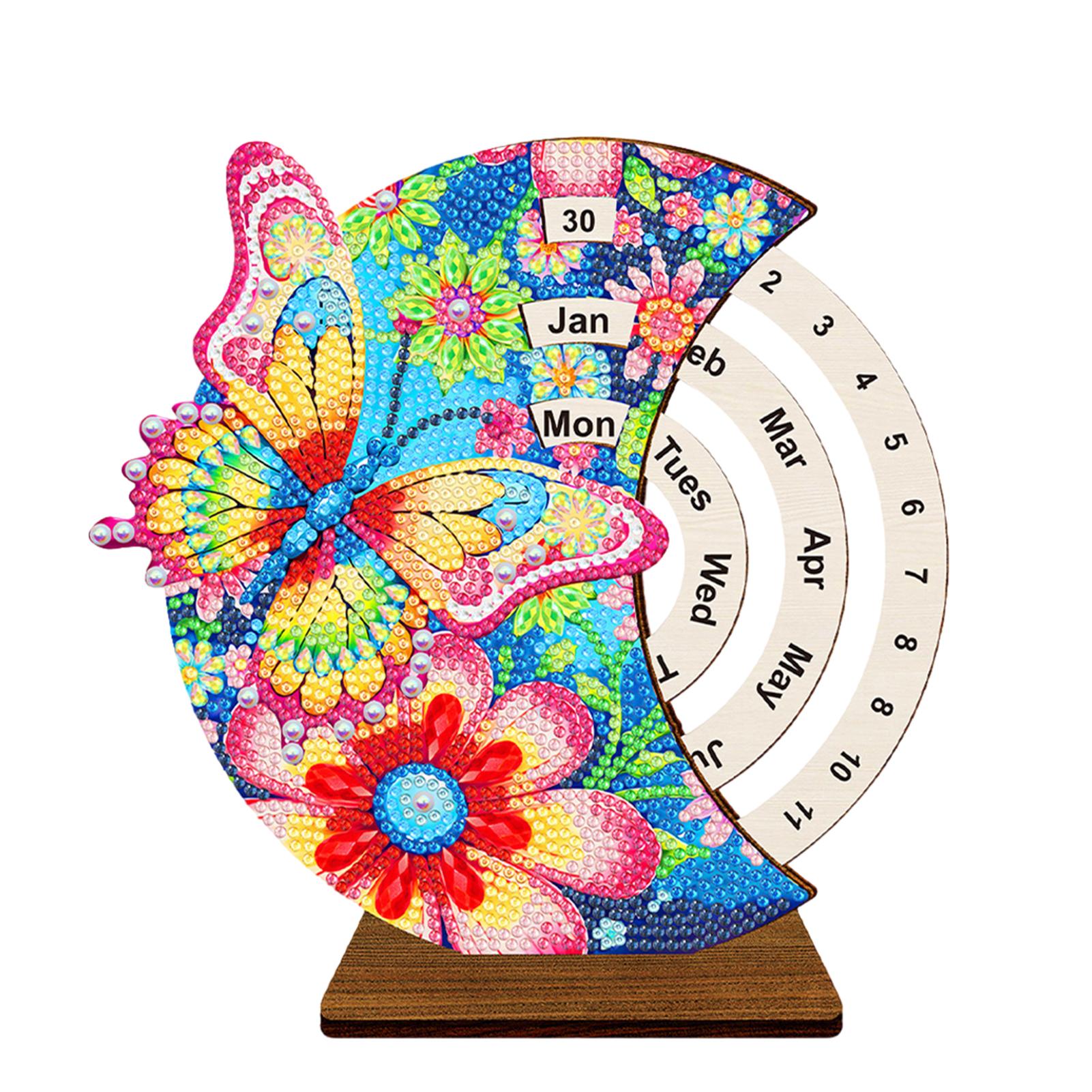 Diamond Painting Perpetual Calendar with Rotating Month Day Week Manually Changing Date Calendar Desk Decor for Home and Office
Diamond Painting Perpetual Calendar with Rotating Month Day Week Manually Changing Date Calendar Desk Decor for Home and Office