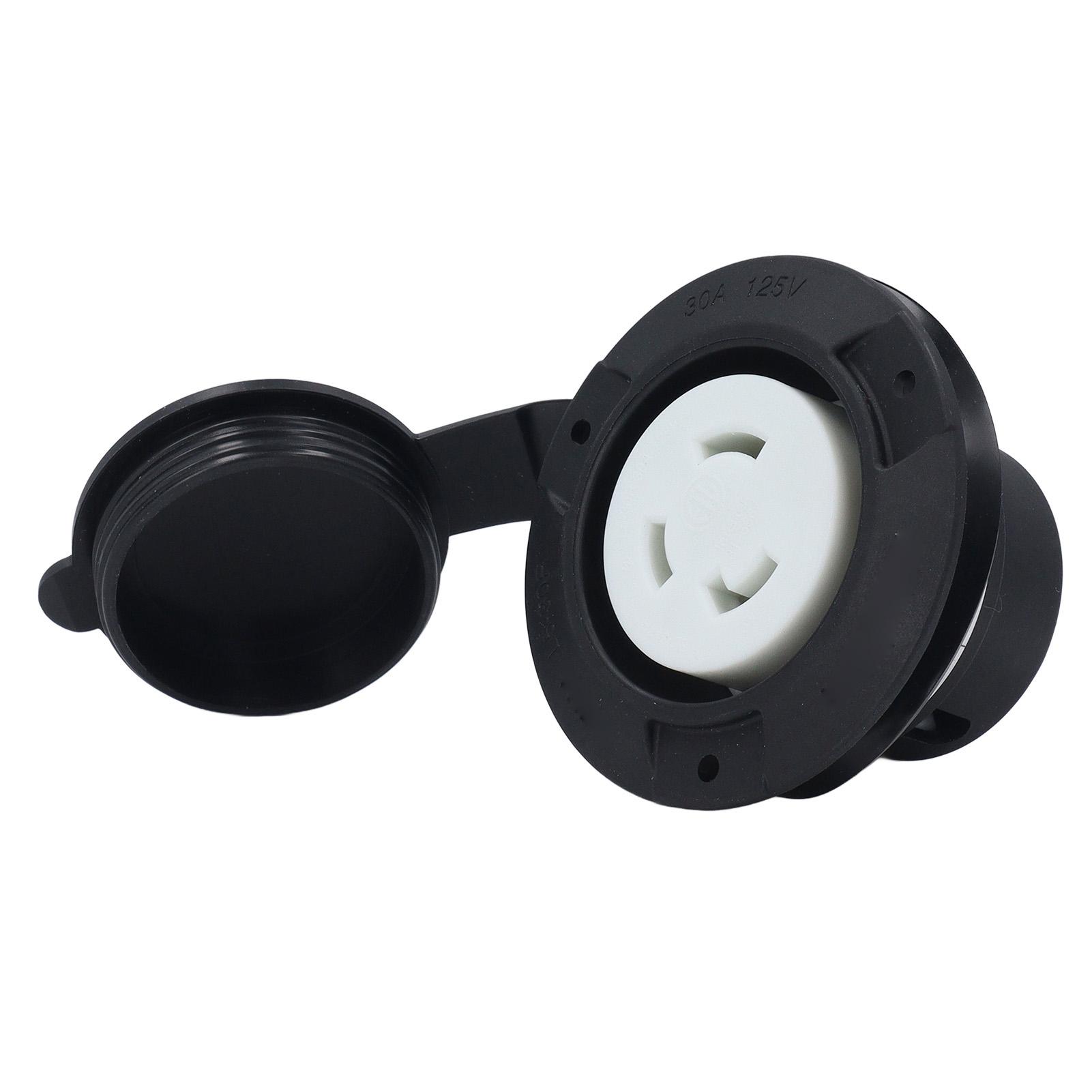 Фланцева розетка 30A 125V NEMA L5‑30R із замком, 2-полюсна 3-провідна електрична розетка для автофургонів із всепогодною кришкою
Фланцева розетка 30A 125V NEMA L5‑30R із замком, 2-полюсна 3-провідна електрична розетка для автофургонів із всепогодною кришкою