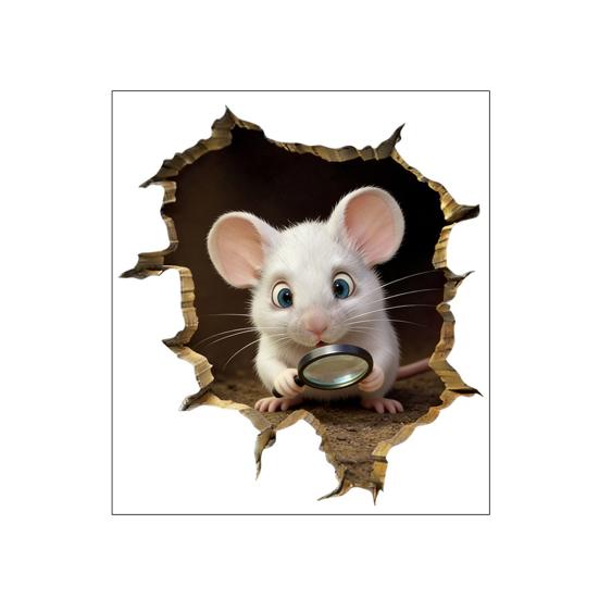 3D Mouse Hole Wall Decals Peel And Stick Decorative Wall Stickers Mouse Hole in The Wall Sticker with 3D Effect for Living Room Bedroom Wall Decor E
3D Mouse Hole Wall Decals Peel And Stick Decorative Wall Stickers Mouse Hole in The Wall Sticker with 3D Effect for Living Room Bedroom Wall Decor E