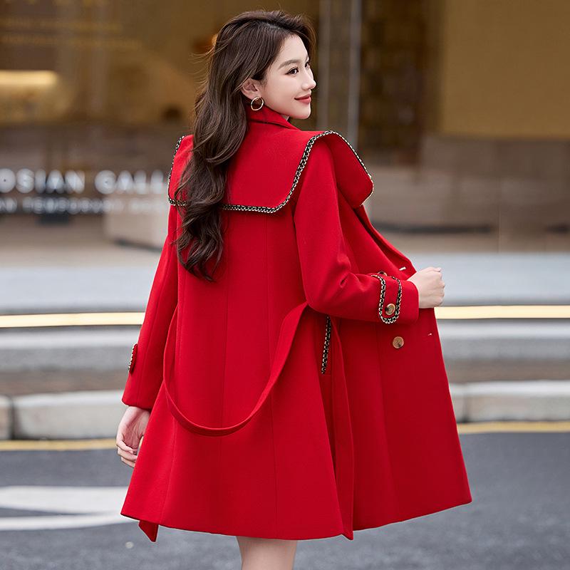 Women s Long Wool Coat - Korean Style Autumn/Winter Temperament, Suit Collar (HM2868) L (110-120 jin)
Women s Long Wool Coat - Korean Style Autumn/Winter Temperament, Suit Collar (HM2868) L (110-120 jin)