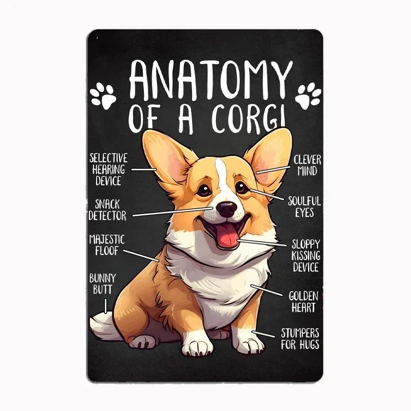 Anatomy of a Corgi Dog Metal Poster Club Home Decorations Bar Cave Classic Plaques Tin Sign Posters Room Wall Decor 20x30cm
Anatomy of a Corgi Dog Metal Poster Club Home Decorations Bar Cave Classic Plaques Tin Sign Posters Room Wall Decor 20x30cm