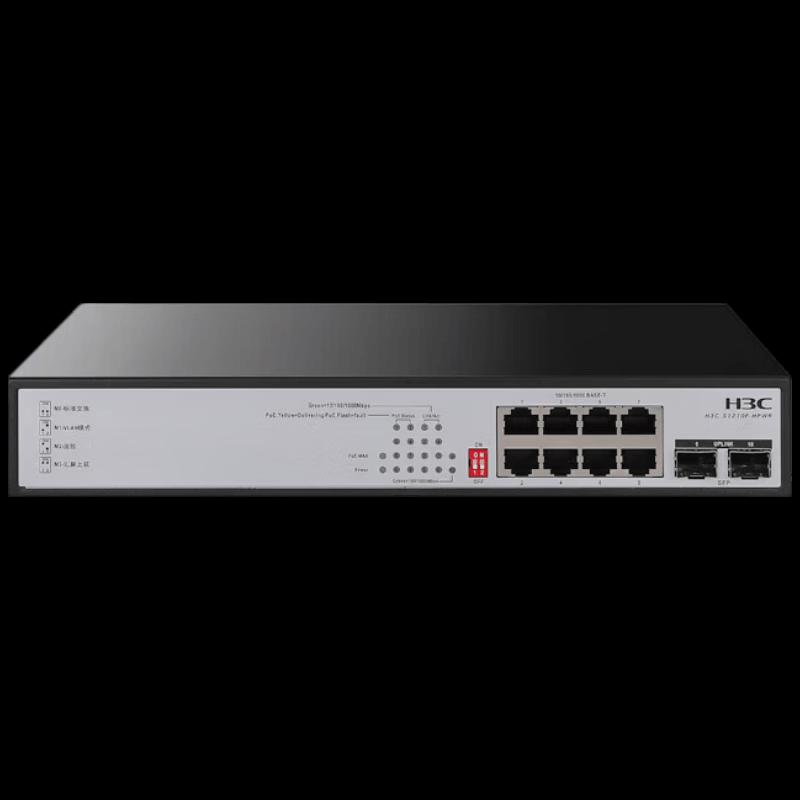 H3C S1210F-PWR 10-Port Gigabit PoE Switch
H3C S1210F-PWR 10-Port Gigabit PoE Switch