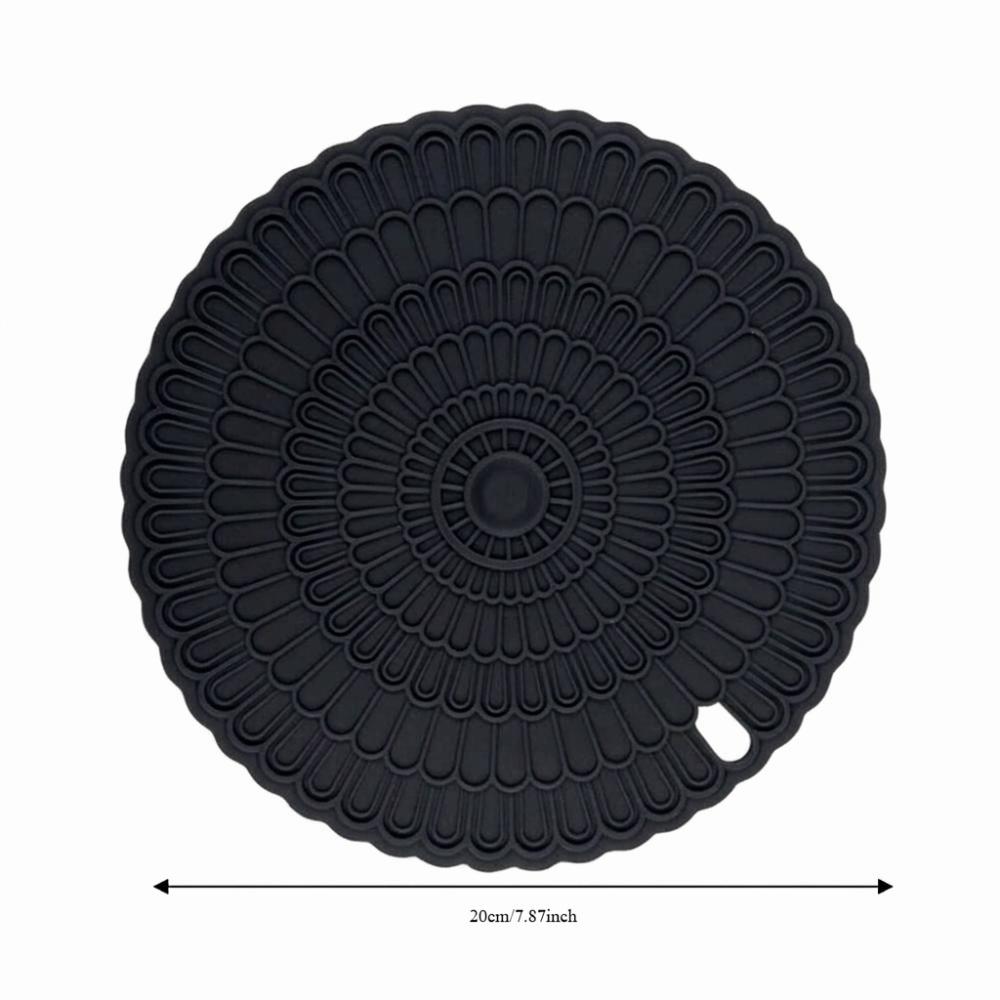 Silicone Flower Insulation Pad Non Slip Heat Resistant Round Silicone Placemat Non Stick Food Grade Tableware Drain Mat Coaster 20x20 чёрный
Silicone Flower Insulation Pad Non Slip Heat Resistant Round Silicone Placemat Non Stick Food Grade Tableware Drain Mat Coaster 20x20 чёрный