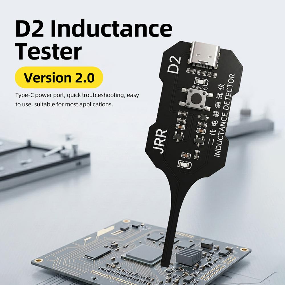 JRR D2 W01 Inductance Tester Quick Response Electromagnetic Detector with LED Indicator for PCB Motherboard Repair
JRR D2 W01 Inductance Tester Quick Response Electromagnetic Detector with LED Indicator for PCB Motherboard Repair
