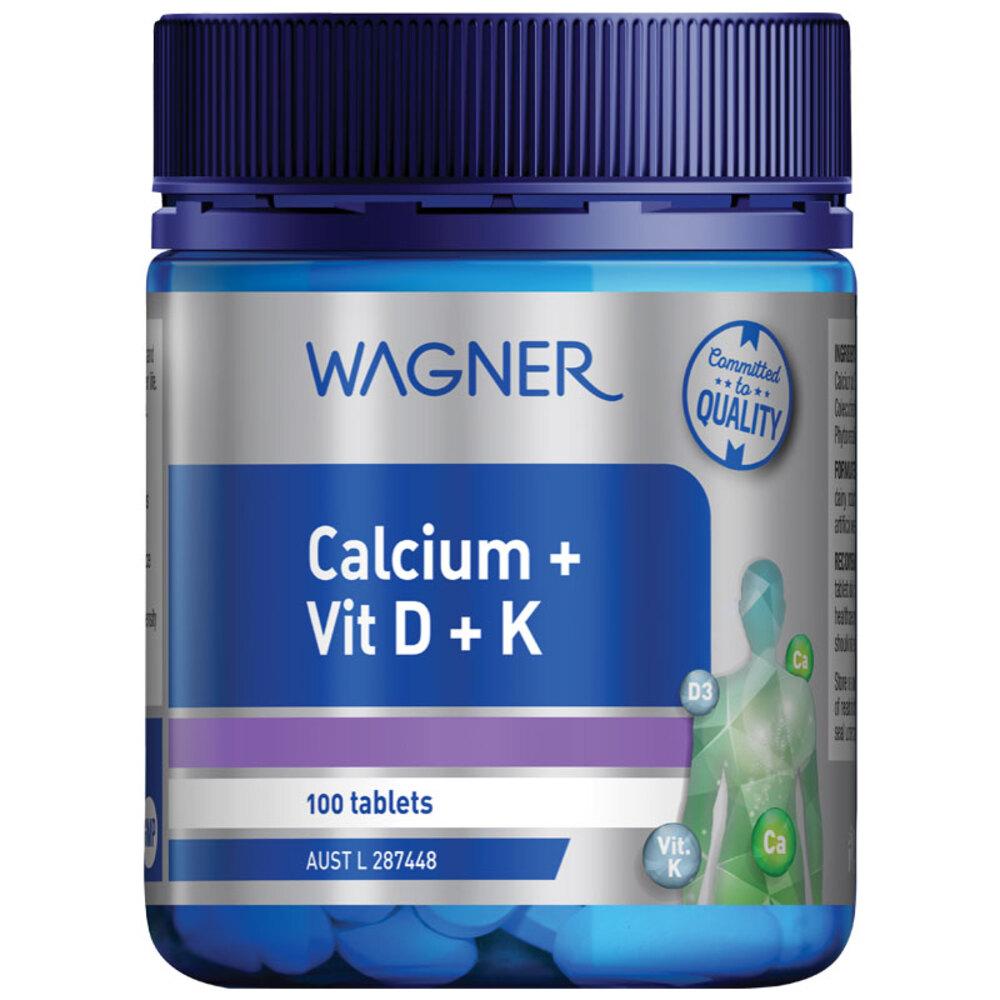 Wagner Calcium + Vitamin D + K 100 Tablets
Wagner Calcium + Vitamin D + K 100 Tablets