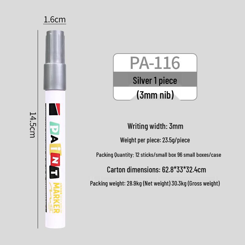 Shield Waterproof 3mm Tile Grout & Tombstone Touch-Up Pen - Anti-Mold, Fade-Resistant, Industrial Use for Tires
Shield Waterproof 3mm Tile Grout & Tombstone Touch-Up Pen - Anti-Mold, Fade-Resistant, Industrial Use for Tires