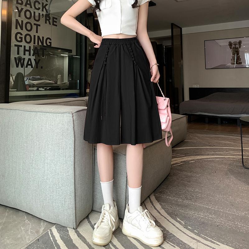 High Waist Wide Leg Capris with Frog Button - National Style, Plus Size, Slimming Straight Leg Pants XL: 90-125 jin чёрный
High Waist Wide Leg Capris with Frog Button - National Style, Plus Size, Slimming Straight Leg Pants XL: 90-125 jin чёрный