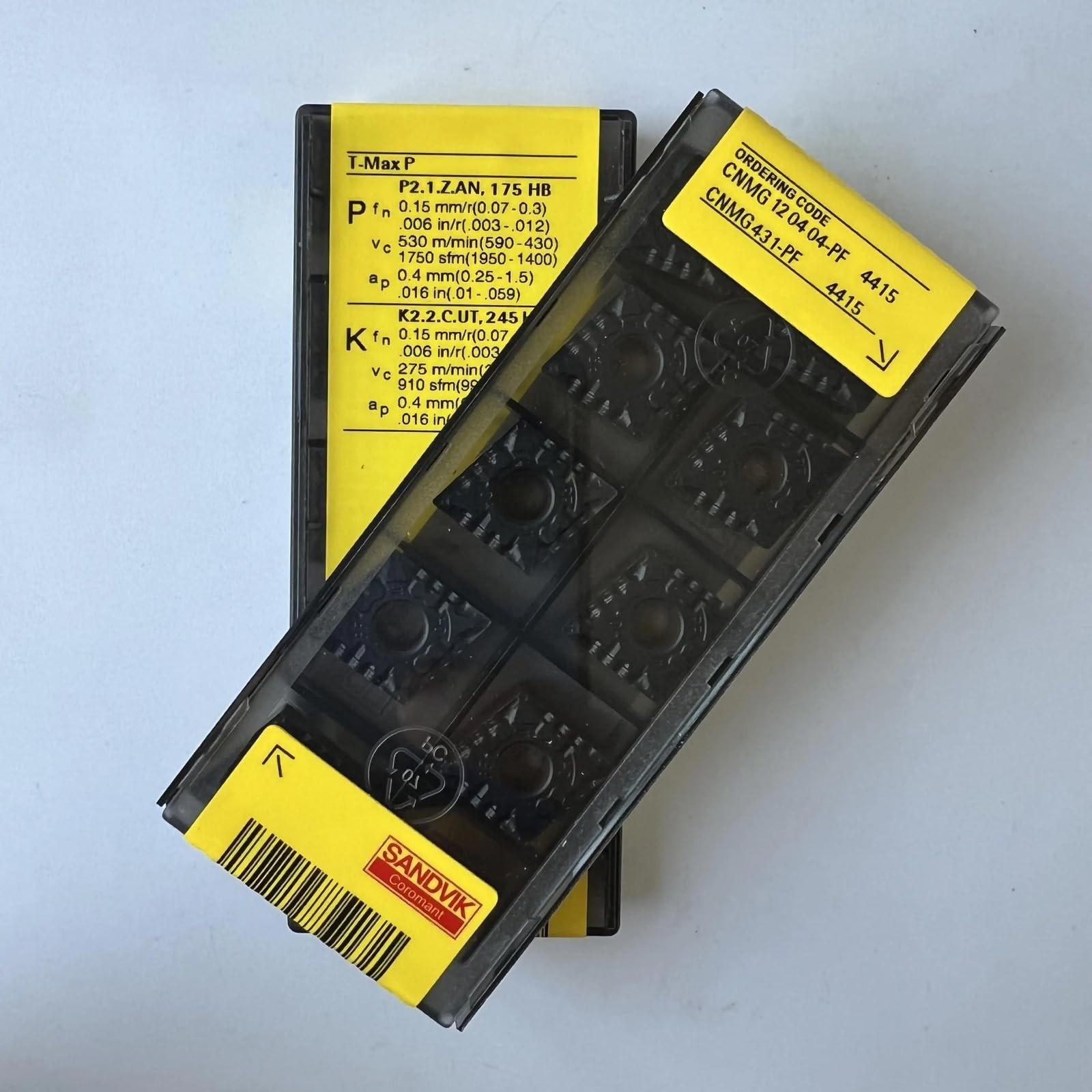 Original Sandvik / CNMG120404-PF 4415 / CNC lathe carbide blade 10 PCS
Original Sandvik / CNMG120404-PF 4415 / CNC lathe carbide blade 10 PCS