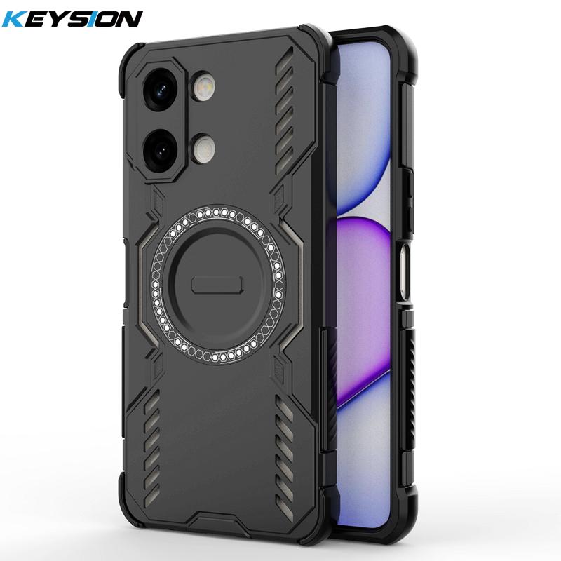 KEYSION Hollow Heat Dissipation Case for VIVO Y05 Magnetic Cooling Shockproof Phone Back Cover for VIVO Y11 5G Y11d Y21 5G 2026 for VIVO Y05 чёрный
KEYSION Hollow Heat Dissipation Case for VIVO Y05 Magnetic Cooling Shockproof Phone Back Cover for VIVO Y11 5G Y11d Y21 5G 2026 for VIVO Y05 чёрный