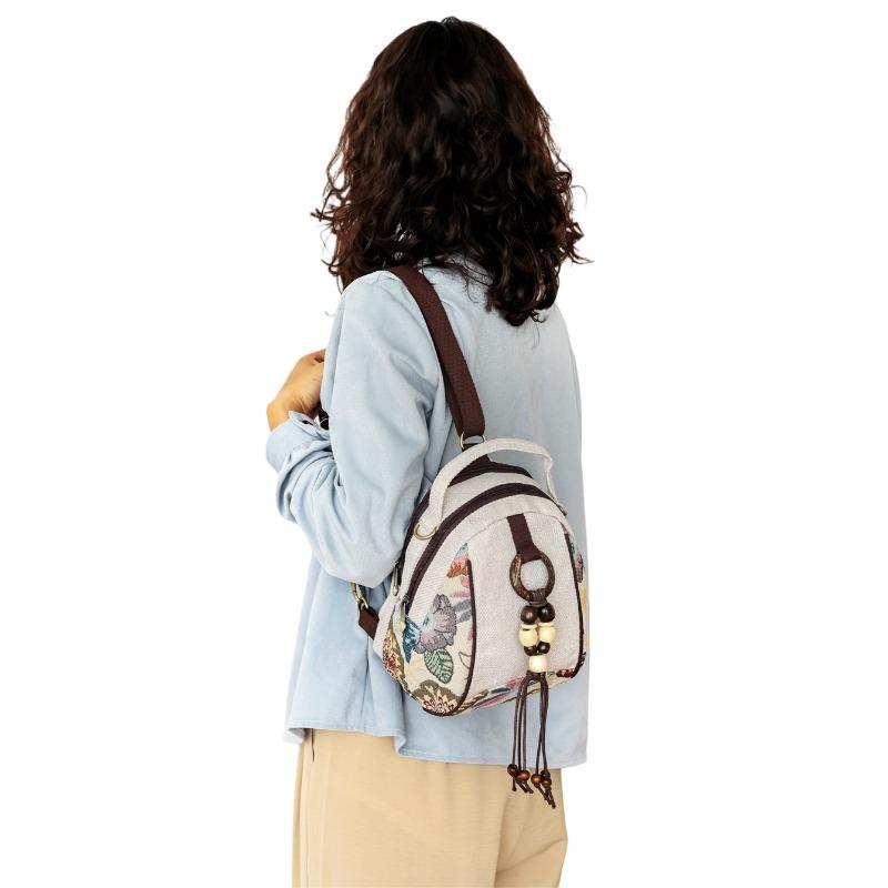 Ethnic-style Retro Small Backpack for Women, Multi-functional Zipper Crossbody Bag, Casual Small Backpack
Ethnic-style Retro Small Backpack for Women, Multi-functional Zipper Crossbody Bag, Casual Small Backpack