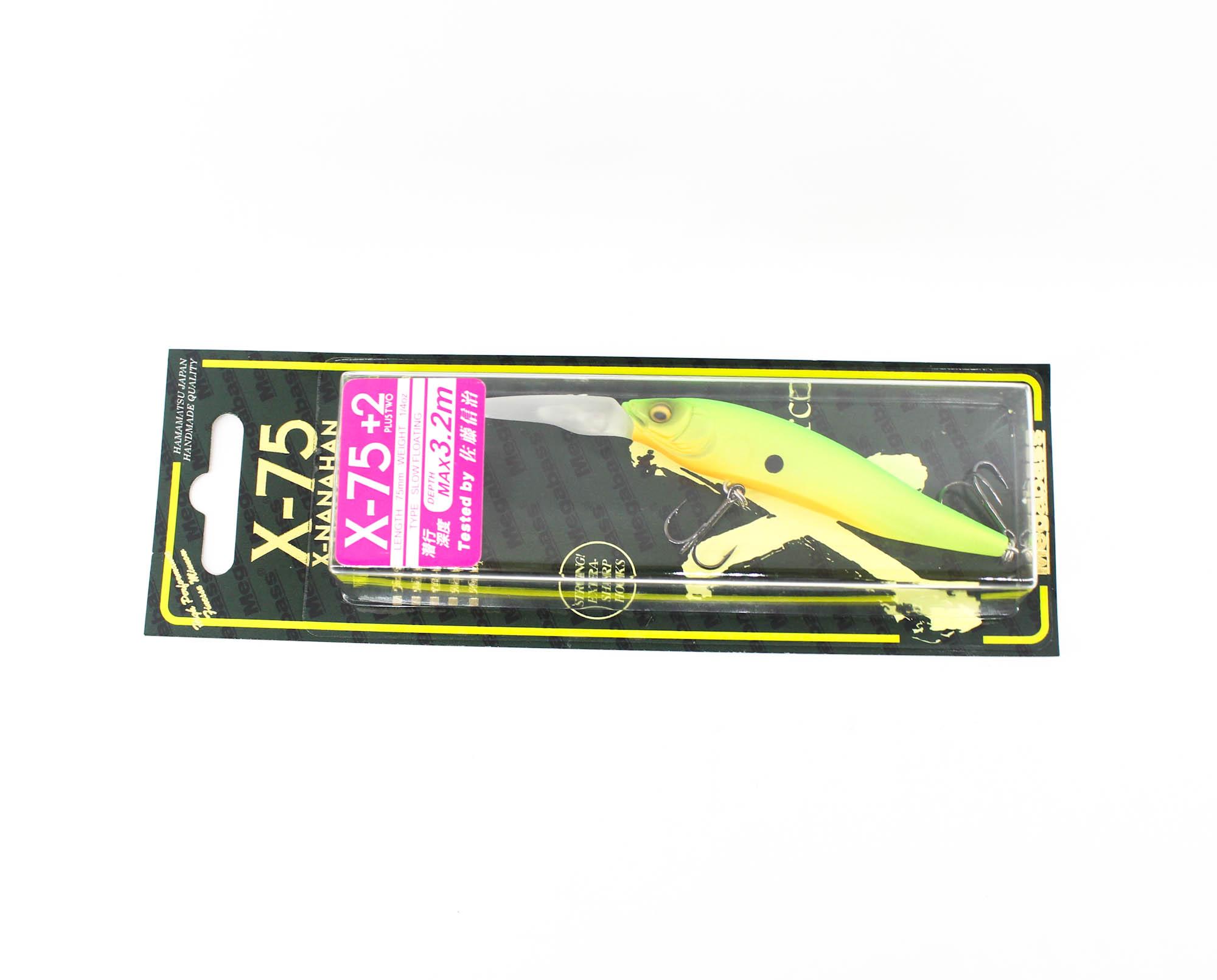 Megabass X-Nanahan +2 Плавающая приманка Мат Таблица Лайм (0335)
Megabass X-Nanahan +2 Плавающая приманка Мат Таблица Лайм (0335)