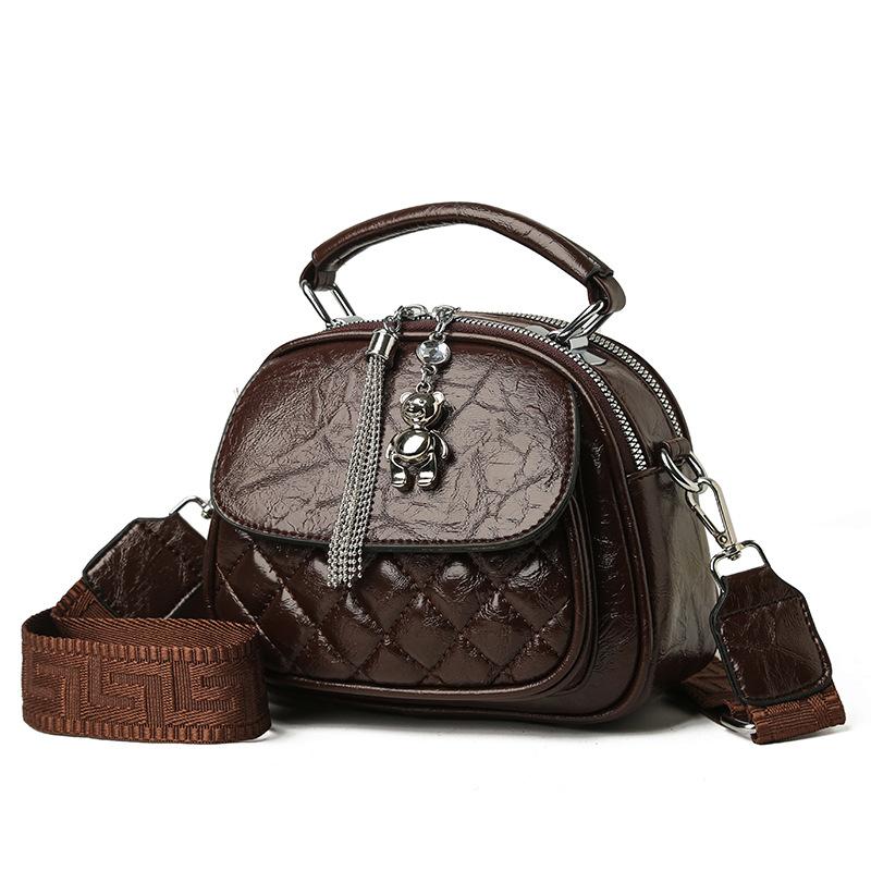 Модные сумки через плечо Простые сумки-мессенджеры темно-коричневого
Модные сумки через плечо Простые сумки-мессенджеры темно-коричневого