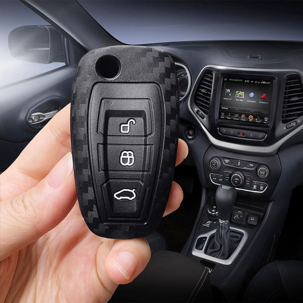 For Ford Mondeo4 Focus B-max Fiesta 4 Ranger Tourneo Focus mK3 FF3 Transit carbon fiber key caps case car cover keychain holder
For Ford Mondeo4 Focus B-max Fiesta 4 Ranger Tourneo Focus mK3 FF3 Transit carbon fiber key caps case car cover keychain holder