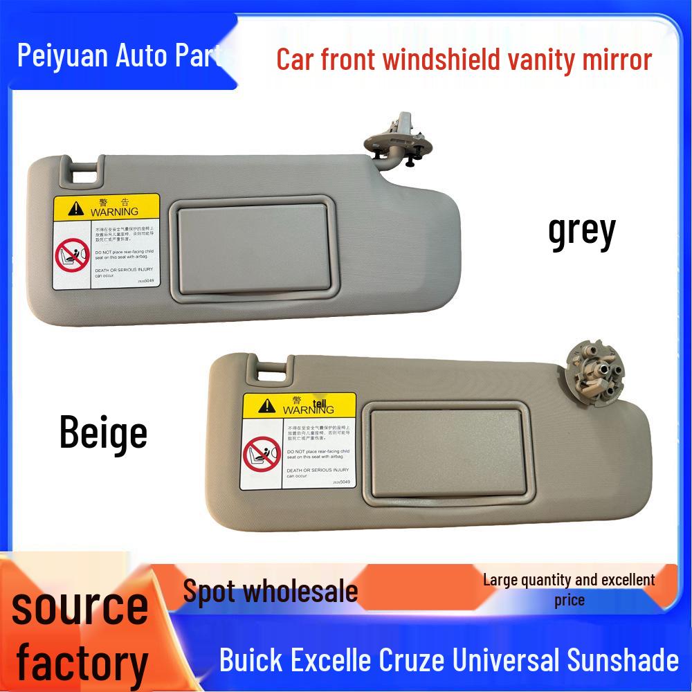 Compatible Sun Visor with Vanity Mirror for Buick Excelle, Encore, and Chevrolet Cruze Gray Co-Driver
Compatible Sun Visor with Vanity Mirror for Buick Excelle, Encore, and Chevrolet Cruze Gray Co-Driver