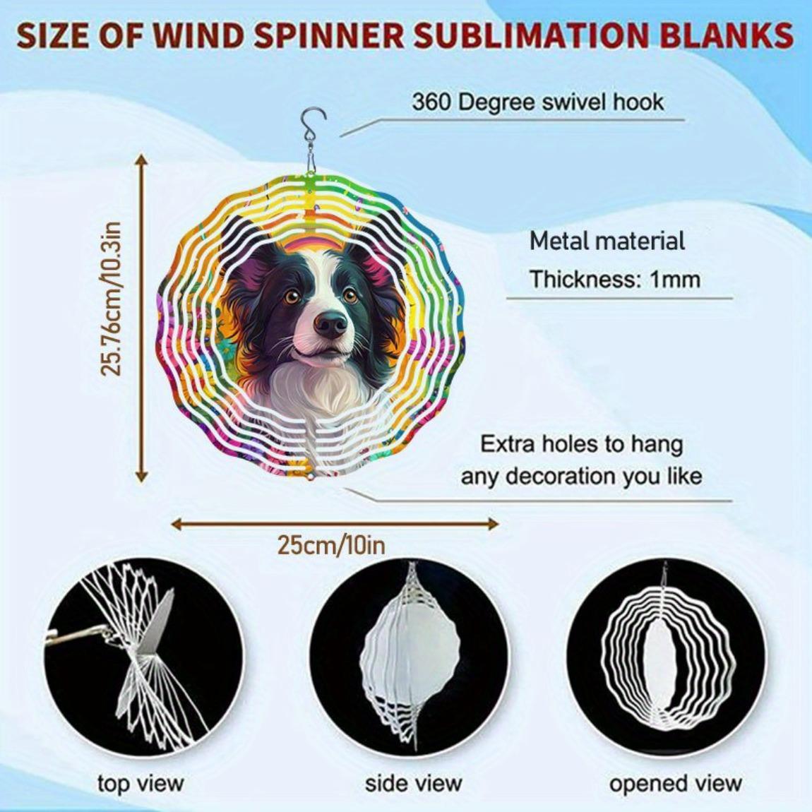 Радужный флюгер в виде собаки породы бордер-колли - Вращающееся на 360° металлическое садовое искусство, Яркий круглый уличный декор для патио
Радужный флюгер в виде собаки породы бордер-колли - Вращающееся на 360° металлическое садовое искусство, Яркий круглый уличный декор для патио