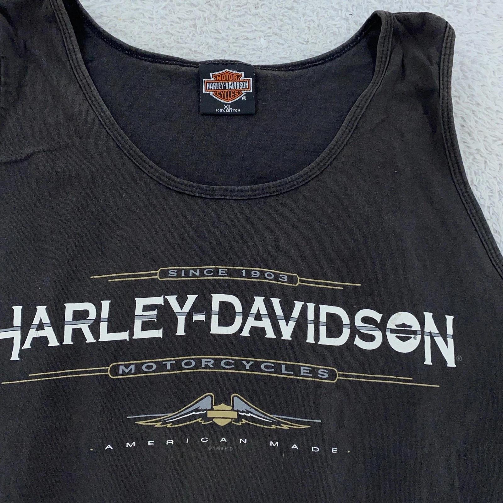 Vtg 90s Harley-Davidson Sturgis South Dakota Tank Top T-Shirt L/XL Motorcycle L
Vtg 90s Harley-Davidson Sturgis South Dakota Tank Top T-Shirt L/XL Motorcycle L