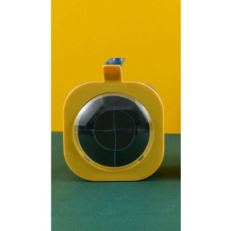 4 в 1 коробка для приправ с ложками, многосекционные банки для трав и специй, кастрюли, банка для специй, кухонный контейнер для хранения приправ жёлтый