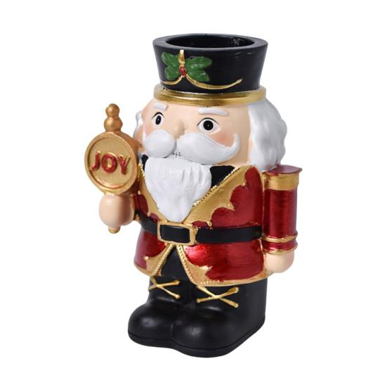 Christmas Nutcracker Candle Holder Resin Nutcracker Figures Candle Stick Stands for Wedding Dining Party Home Table Mantel Centerpiece B
Christmas Nutcracker Candle Holder Resin Nutcracker Figures Candle Stick Stands for Wedding Dining Party Home Table Mantel Centerpiece B
