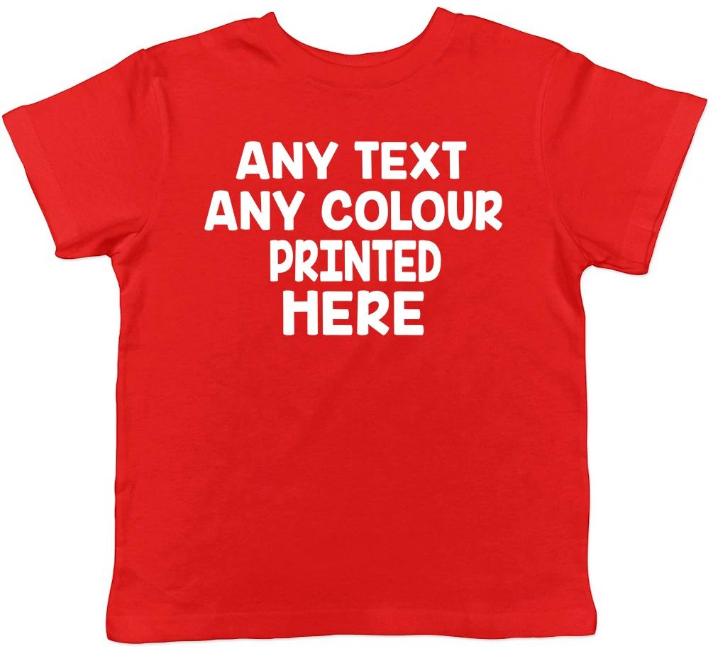 Personalised Any Text and Any Colour Childrens Kids Boys Girls Tee T-Shirt 110
Personalised Any Text and Any Colour Childrens Kids Boys Girls Tee T-Shirt 110