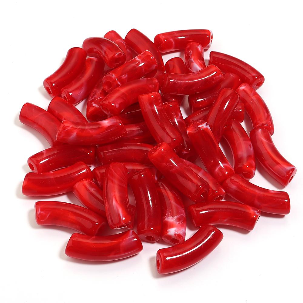 20pcs Dual Color Colorful Gradient Bent Pipe Beads Tube Acrylic Beads for Jewelry Making Loose Tube Bead DIY Bracelet Necklace
20pcs Dual Color Colorful Gradient Bent Pipe Beads Tube Acrylic Beads for Jewelry Making Loose Tube Bead DIY Bracelet Necklace