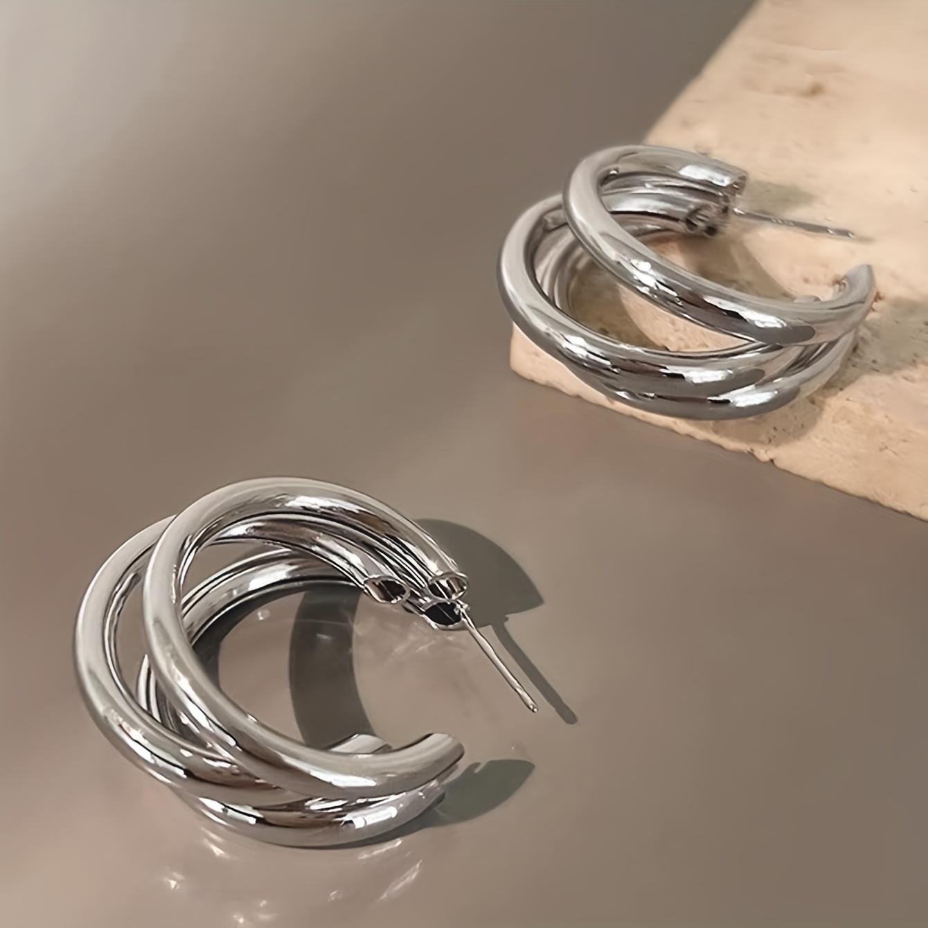 Ручки Clásicos de Aros Multicapa de Hierro, Diseño Francés Simple con Pasadores de Plata de Ley, Accesorio Elegante para Todas las Ocasiones One Size Fits All
Ручки Clásicos de Aros Multicapa de Hierro, Diseño Francés Simple con Pasadores de Plata de Ley, Accesorio Elegante para Todas las Ocasiones One Size Fits All