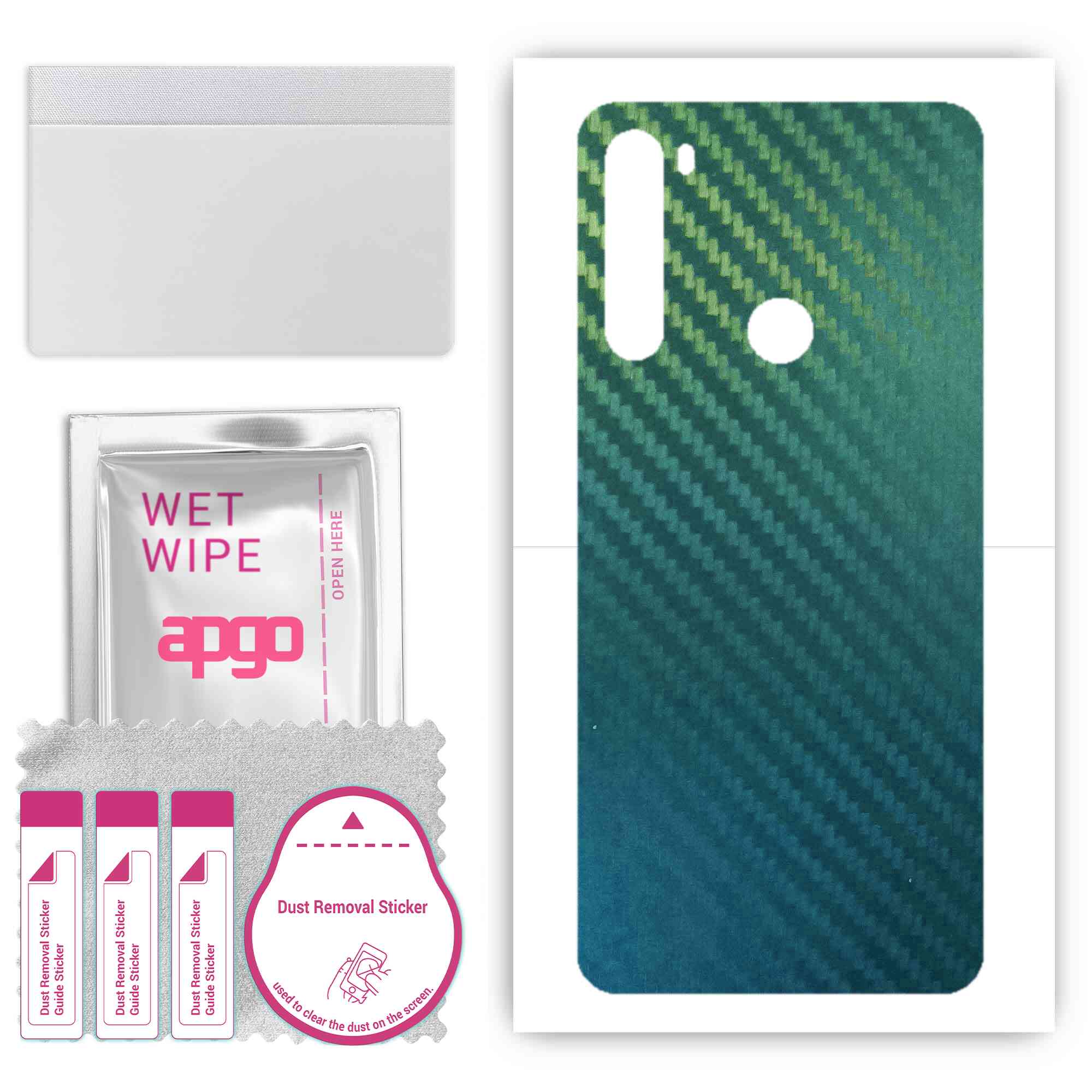 Apgo Protective Skin Sticker for the back compatible with Xiaomi Redmi Note 8T, Wrap Film, Foil, Vinyl - Pattern Carbon Chameleon CAKA1
Apgo Protective Skin Sticker for the back compatible with Xiaomi Redmi Note 8T, Wrap Film, Foil, Vinyl - Pattern Carbon Chameleon CAKA1