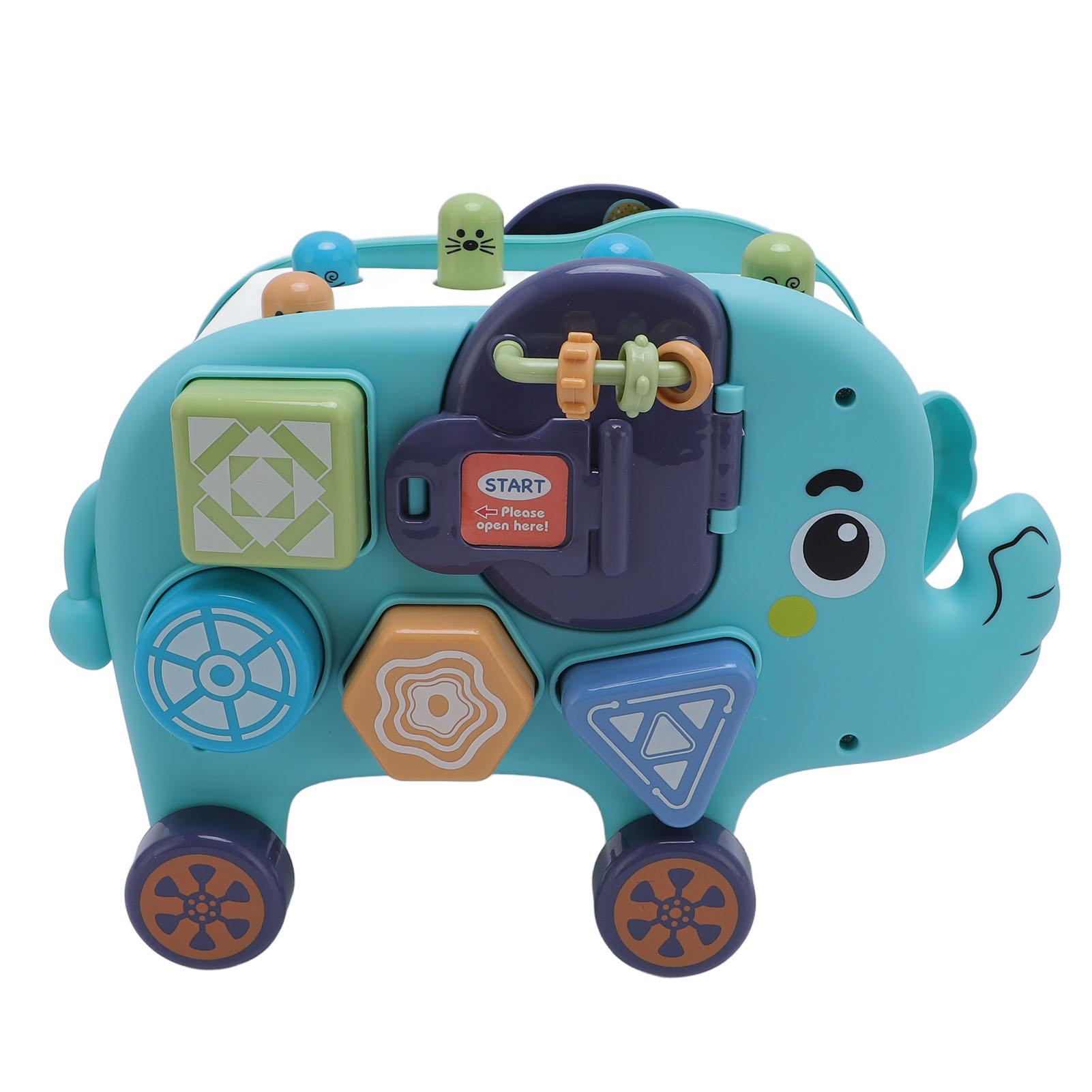 Children Cartoon Toy Shape Matching Track Whacking Game Sliding Rotating Elephant Gear Toy Multifunctional Early Education Toy for Kids
Children Cartoon Toy Shape Matching Track Whacking Game Sliding Rotating Elephant Gear Toy Multifunctional Early Education Toy for Kids