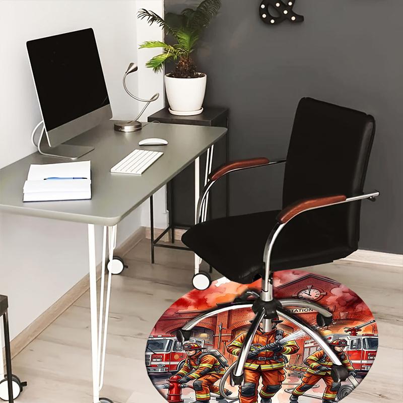 1PC Firefighter Station Non-Slip Floor Round carpet, Office, family, bedroom, Large Area Rug Indoor Rugs, Durable PolyesterH0328 80cm by 80cm
1PC Firefighter Station Non-Slip Floor Round carpet, Office, family, bedroom, Large Area Rug Indoor Rugs, Durable PolyesterH0328 80cm by 80cm