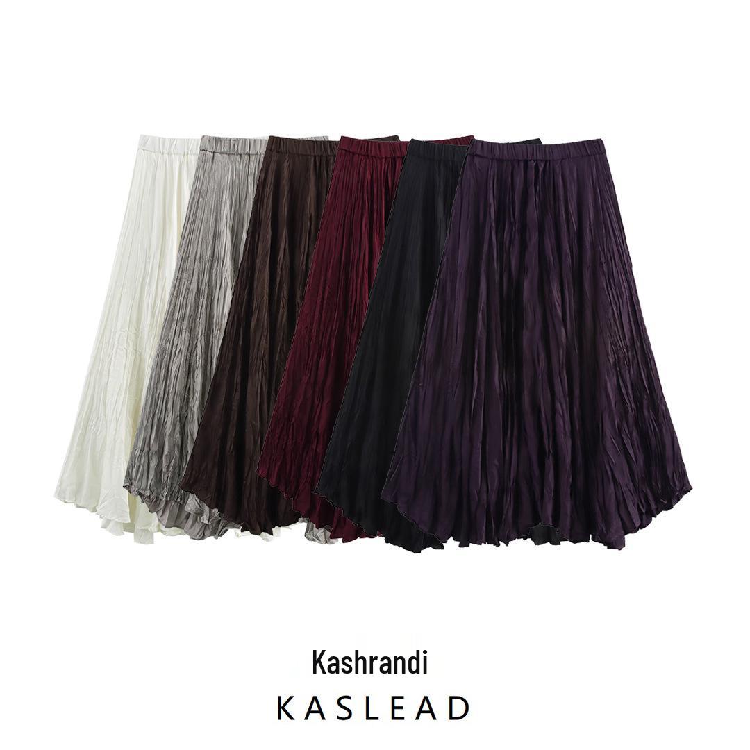 2025 Spring Women s European-American Style Irregular Hem Pleated Midi Skirt with Elastic Waist One Size фіолетовий
2025 Spring Women s European-American Style Irregular Hem Pleated Midi Skirt with Elastic Waist One Size фіолетовий
