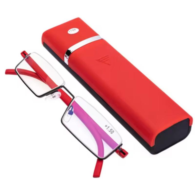 Half Frame Reading Glasses For The Elderly Mini Portable Small Pen Holder High-Definition Fashion Ultra Light Reading Eyewears +4.0
Half Frame Reading Glasses For The Elderly Mini Portable Small Pen Holder High-Definition Fashion Ultra Light Reading Eyewears +4.0