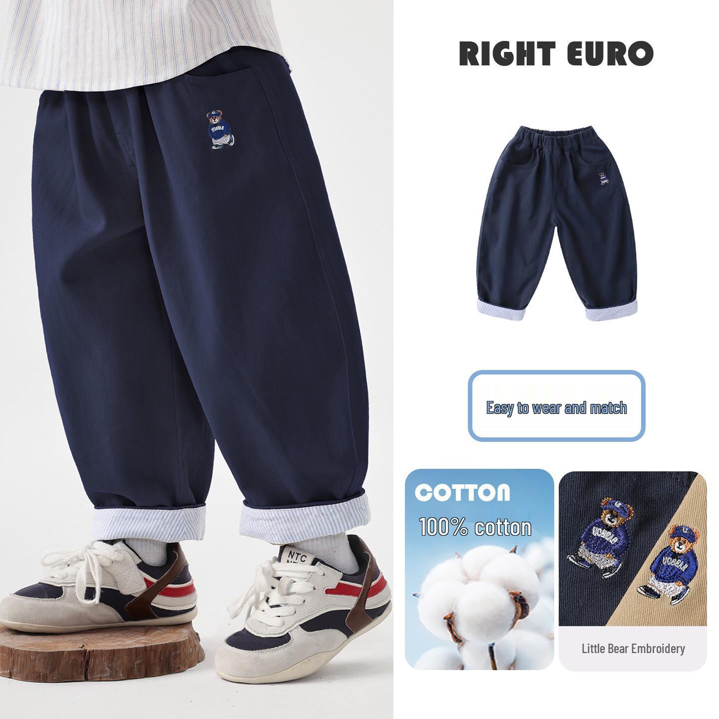 European Boy s Academy Pure Cotton Pants - Spring/Autumn 2026 Style for Children and Toddlers 140 cm темно-синий
European Boy s Academy Pure Cotton Pants - Spring/Autumn 2026 Style for Children and Toddlers 140 cm темно-синий