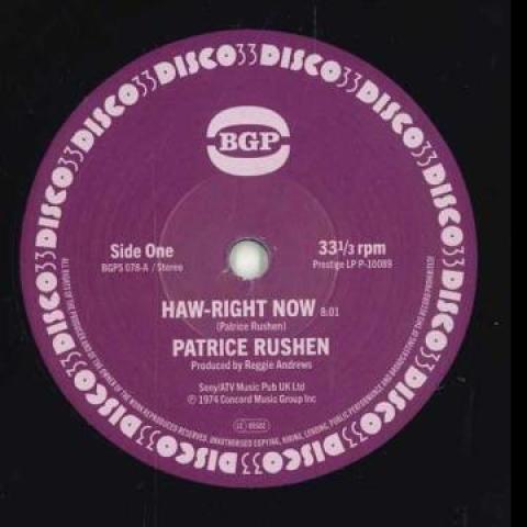 7inch Record PATRICE RUSHEN - Haw-right Now / Kickin Back BGPS078 BGP UK 2024 Jamaica Jazz
7inch Record PATRICE RUSHEN - Haw-right Now / Kickin Back BGPS078 BGP UK 2024 Jamaica Jazz