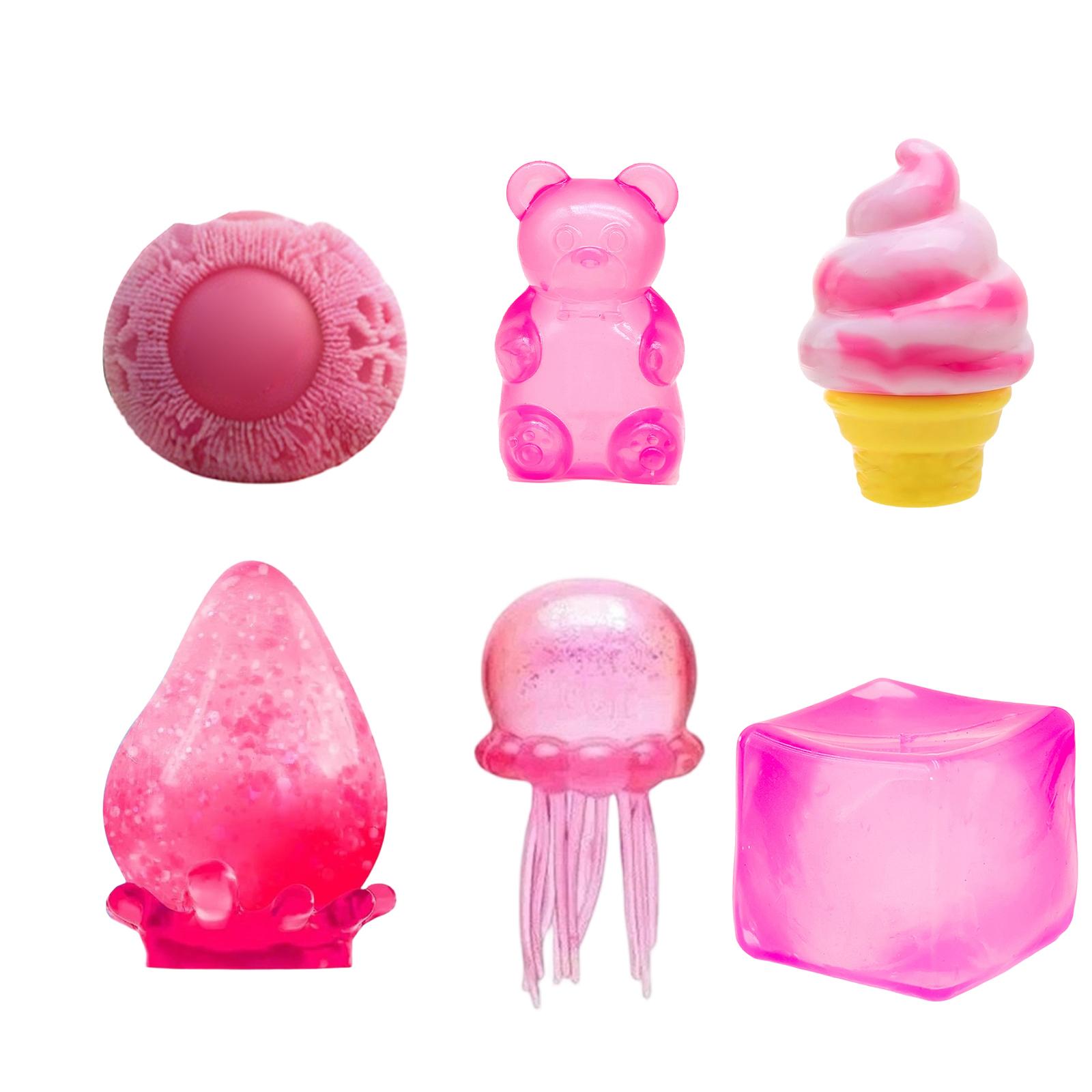 Sensory Fidget Toy Set 6 Pieces Soft Squishy Squeeze Stress Relief Toys for Kids and Adults Includes Various Textured Shapes and Sizes One Size
Sensory Fidget Toy Set 6 Pieces Soft Squishy Squeeze Stress Relief Toys for Kids and Adults Includes Various Textured Shapes and Sizes One Size