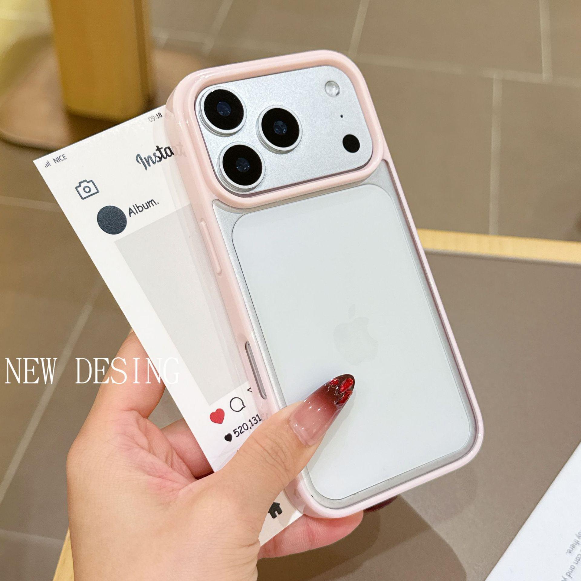 Candy Color Clear Acrylic Dual-Function Phone Case for iPhone 16/17 Pro iPhone 13 Pro розовый
Candy Color Clear Acrylic Dual-Function Phone Case for iPhone 16/17 Pro iPhone 13 Pro розовый