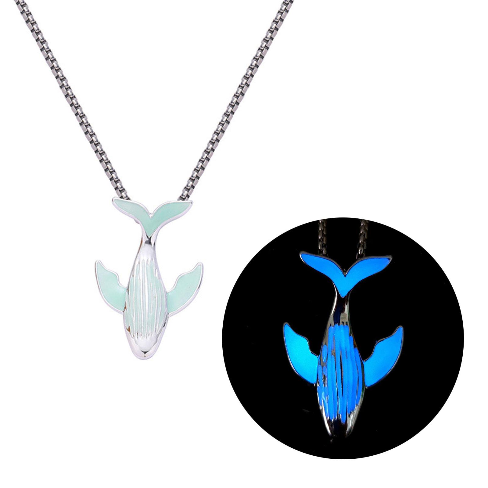Fashion Luminous Whale Pendant Necklace Glow In The Dark Necklace Glowing Jewelry Party Birthday Gift for Women Men 1
Fashion Luminous Whale Pendant Necklace Glow In The Dark Necklace Glowing Jewelry Party Birthday Gift for Women Men 1