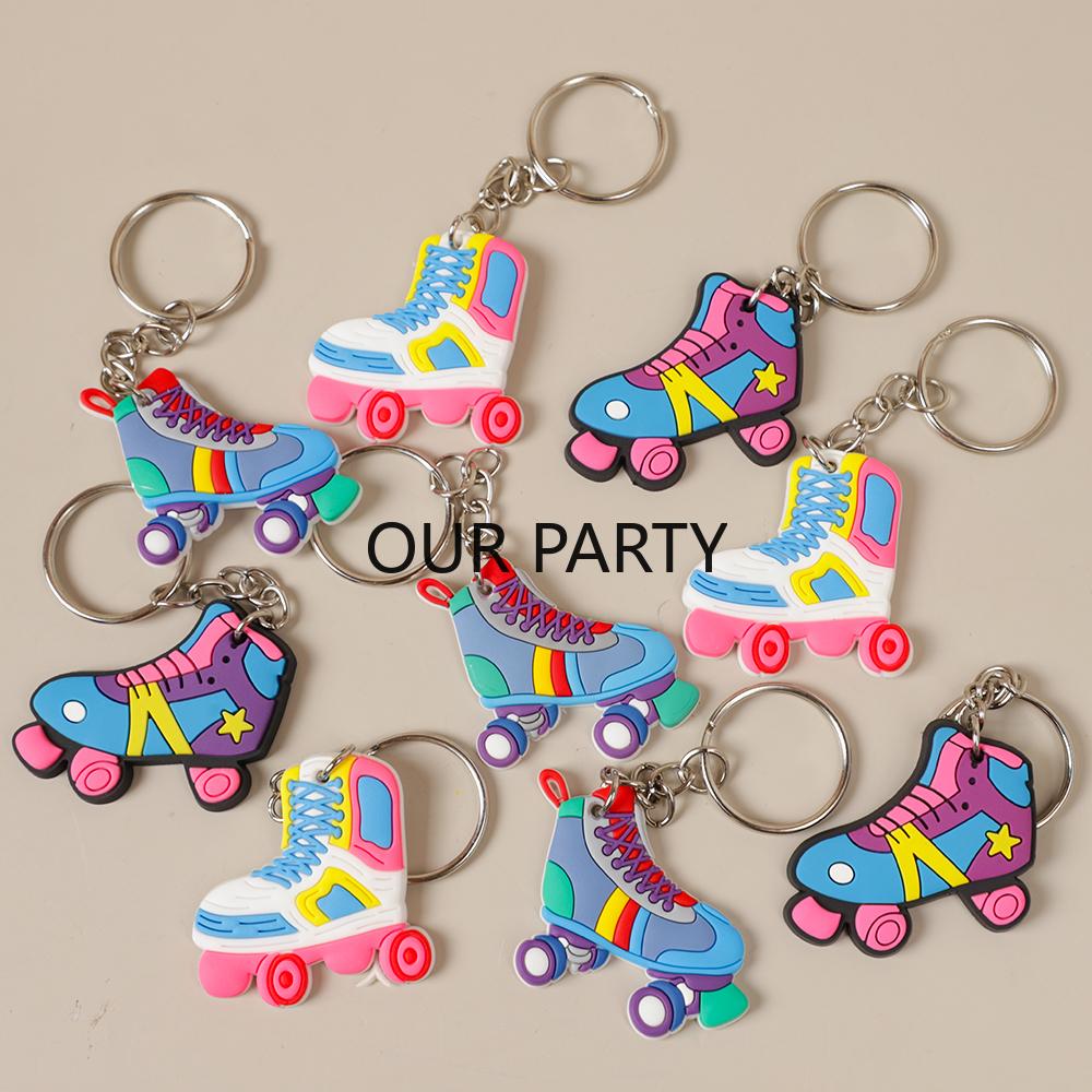 9Pcs Cartoon Roller Skating Keychain Ice Skate Backpack Pendant for 80s 90s Hip Hop Theme Birthday Party Favors Pinata Fillers
9Pcs Cartoon Roller Skating Keychain Ice Skate Backpack Pendant for 80s 90s Hip Hop Theme Birthday Party Favors Pinata Fillers