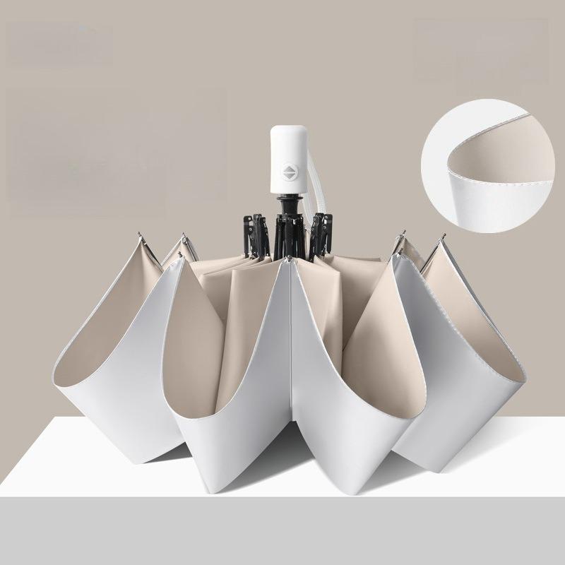 Титаново-серебристый двухслойный полностью автоматический всепогодный зонт UPF50 защита от солнца УФ-устойчивость Унисекс складной солнцезащитный зонт full-fiber&8K
Титаново-серебристый двухслойный полностью автоматический всепогодный зонт UPF50 защита от солнца УФ-устойчивость Унисекс складной солнцезащитный зонт full-fiber&8K