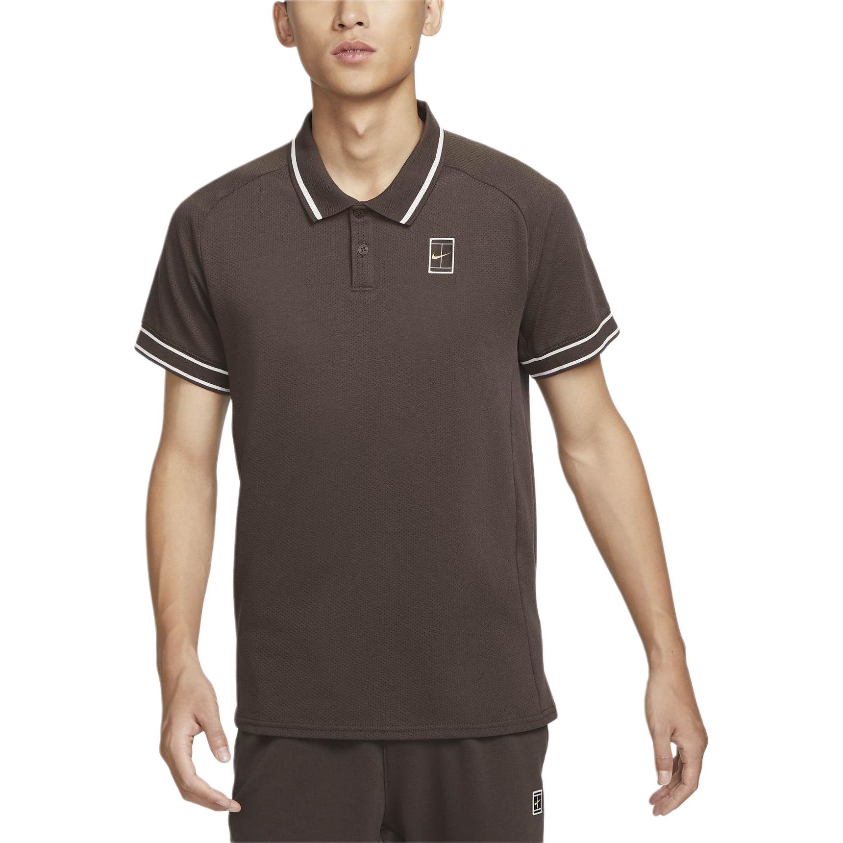 Nike Heritage Logo Pullover Short Sleeve Tennis Breathable Polo Shirt Men Polo Shirts Baroque-Brown FQ2102-237 L
Nike Heritage Logo Pullover Short Sleeve Tennis Breathable Polo Shirt Men Polo Shirts Baroque-Brown FQ2102-237 L