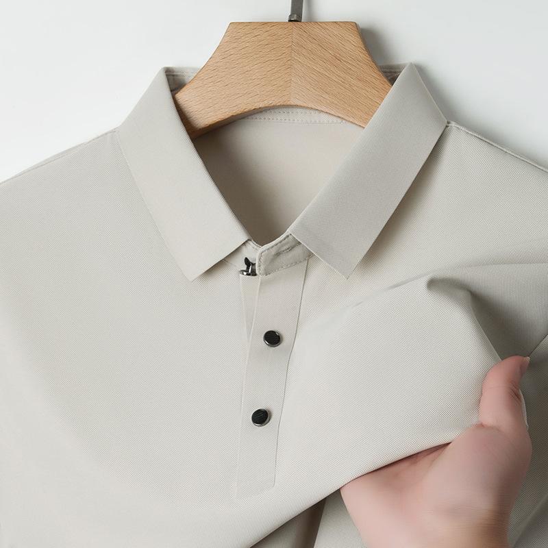 Jinmu Traceless Summer New Men s Short-sleeved Polo Shirt Lapel Casual Business Led Ice Silk T-shirt Men M
Jinmu Traceless Summer New Men s Short-sleeved Polo Shirt Lapel Casual Business Led Ice Silk T-shirt Men M