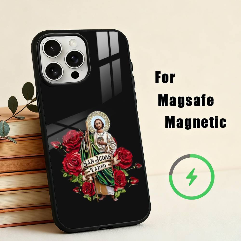 S-San-N J-Judas T-Tadeo-O ART Phone Case For iPhone 17,16,15,14,13,12,Plus,Pro,Max for Magsafe Magnetic Wireless Charging iPhone13
S-San-N J-Judas T-Tadeo-O ART Phone Case For iPhone 17,16,15,14,13,12,Plus,Pro,Max for Magsafe Magnetic Wireless Charging iPhone13