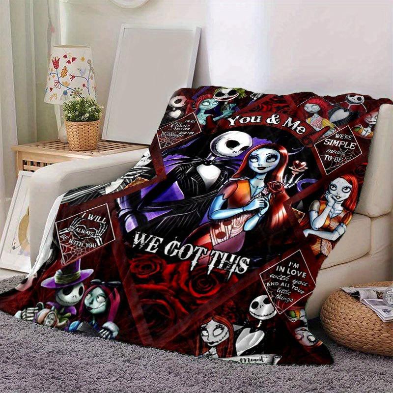 1pc Jack Skellington Printing Flannel Blanket Ideal for Travel Sofa Beds and Home Decor Ideal Birthday or Holiday Gift Available for All Sea 100x150cm
1pc Jack Skellington Printing Flannel Blanket Ideal for Travel Sofa Beds and Home Decor Ideal Birthday or Holiday Gift Available for All Sea 100x150cm