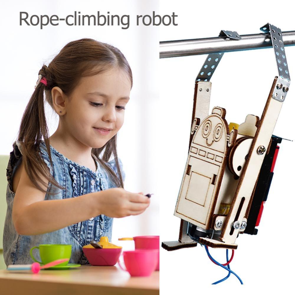 Проект Art Craft Robot Модель восхождения по веревке Электрический робот Наука Открытие Игрушки STEM эксперимент
Проект Art Craft Robot Модель восхождения по веревке Электрический робот Наука Открытие Игрушки STEM эксперимент
