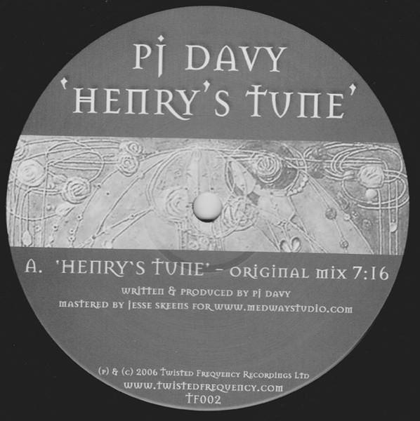 12inch Record PJ DAVY - Henry s Tune TF002 Twisted Frequen 2006 UK Dance & Electronica Used
12inch Record PJ DAVY - Henry s Tune TF002 Twisted Frequen 2006 UK Dance & Electronica Used