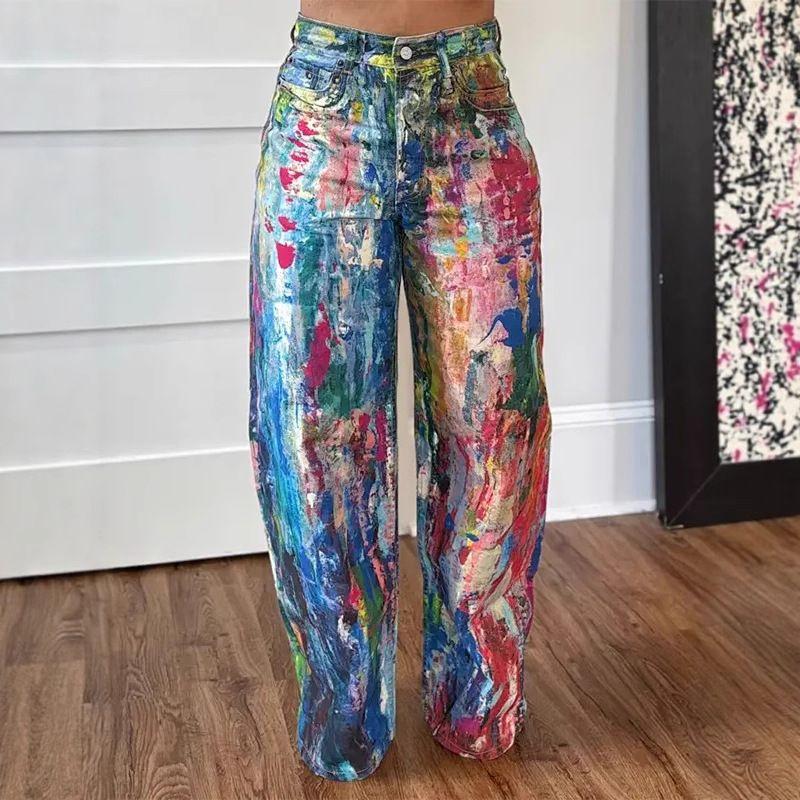 Ol6187 New Product European and American Women s Clothing Fashion Casual Straight Pants Painted Pants Picture Color S
Ol6187 New Product European and American Women s Clothing Fashion Casual Straight Pants Painted Pants Picture Color S