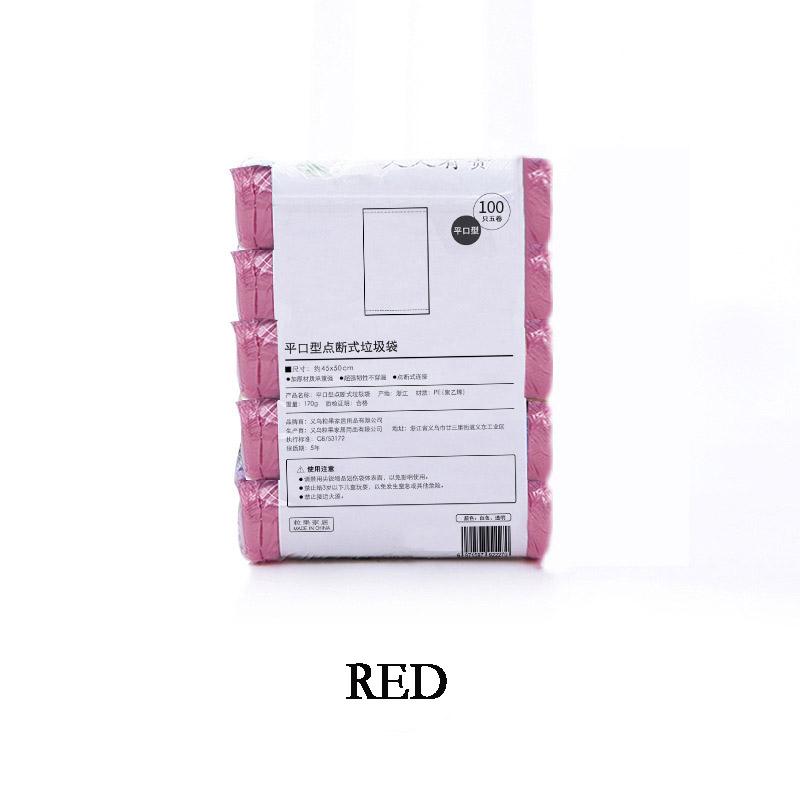 5 Rolls 100Pcs Household Disposable Trash Pouch Kitchen Storage Garbage Cleaning Waste Plastic 45x50cm червоний
5 Rolls 100Pcs Household Disposable Trash Pouch Kitchen Storage Garbage Cleaning Waste Plastic 45x50cm червоний