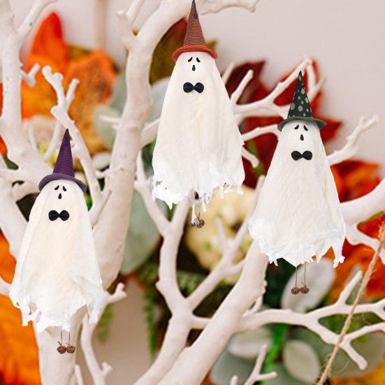 3Pcs Halloween Hanging Ghost Decorations Large White Cute Flying Ghost Ornaments for Outdoor Porch
3Pcs Halloween Hanging Ghost Decorations Large White Cute Flying Ghost Ornaments for Outdoor Porch